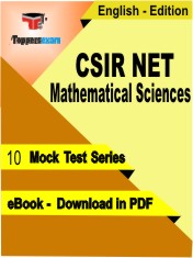 CSIR NET Mathematical Sciences Test PDF Book in English - Mock Test/Practice Set