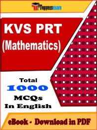 KVS PRT (Mathematics) PDF Book In English - MCQ / Objective Questions