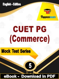 CUET PG (Commerce) Test PDF Book In English - Practice Set