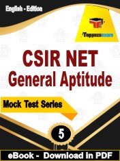 CSIR NET General Aptitude Test PDF Book In English - Practice Set
