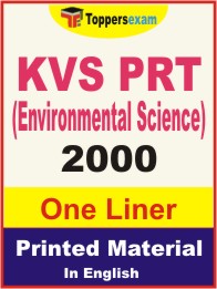 KVS PRT (Environmental Science) One Liner Book in English.