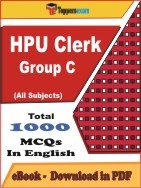 HPU Clerk Group C PDF Book In English