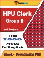 HPU Clerk Group B PDF Book In English