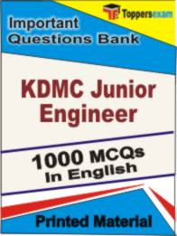 KDMC Junior Engineer Book in English - Objective MCQ