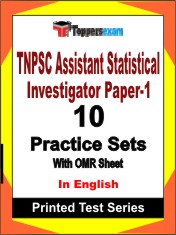 TNPSC Assistant Statistical Investigator (Paper-1) Book in English - Practice Set