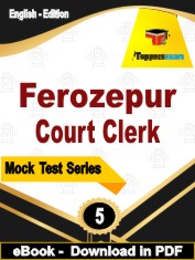Ferozepur Court Clerk Test PDF Book In English - Practice Set