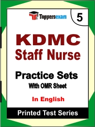 KDMC Staff Nurse Book in English - Mock Test / Practice Set