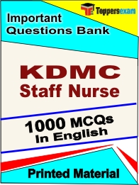 KDMC Staff Nurse Book in English - Objective MCQ