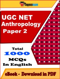 UGC NET Anthropology Paper 2 PDF Book In English - MCQ / Objective Questions