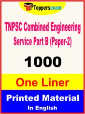 TNPSC Combined Engineering Service Part B (Paper-2) One Liner Book in English