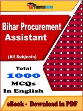 EBook of Bihar Procurement Assistant, PDF Format in English