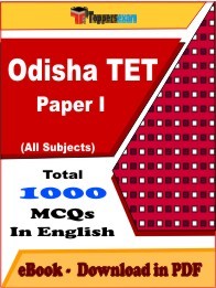 EBook of Odisha SET (Paper 1), PDF Format in English