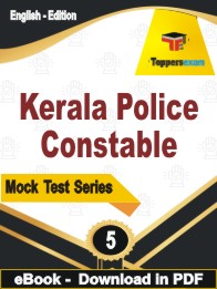Kerala Police Constable PDF Book In English - Practice Set