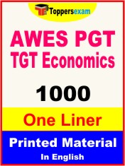 AWES PGT TGT Economics One Liner Book in English