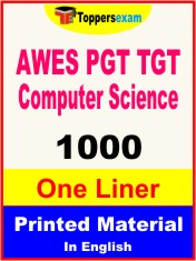 AWES PGT TGT Computer Science One Liner Book in English