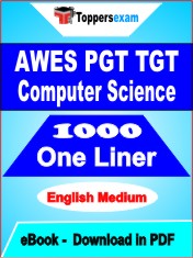 AWES PGT TGT Computer Science One Liner Book PDF in English
