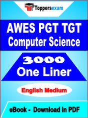 AWES PGT TGT Computer Science One Liner Book PDF in English