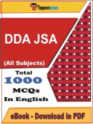 EBook of DDA JSA Exam, PDF Format in English