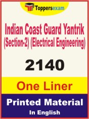 Indian Coast Guard Yantrik (Section-2) (Electrical Engineering) One Liner Book in English