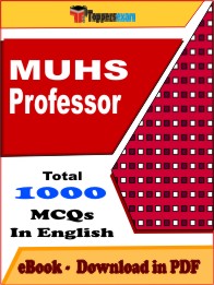 MUHS Professor PDF Book In English - MCQ / Objective Questions