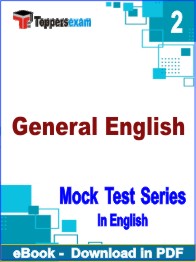 General English Test PDF Book In English - Question Paper