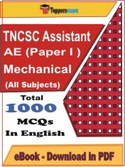 EBook of TNCSC Assistant, Assistant Engineer Exam Paper I (Mechanical), PDF Format in English