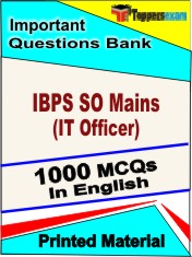 IBPS SO Mains (IT Officer) Book in English - Objective MCQ