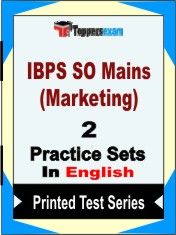 IBPS SO Mains (Marketing) Book in English - Question Paper / Practice Set