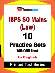 IBPS SO Mains (Law) Book in English - Practice Set