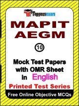 MAPIT AEGM Exam Mock Test Papers (Book) in English