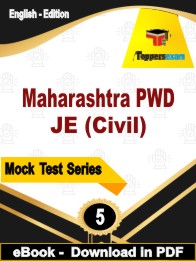 Maharashtra PWD JE (Civil) Test PDF Book In English - Practice Set