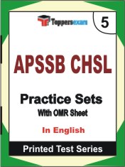 APSSB CHSL Book in English - Mock Test / Practice Set