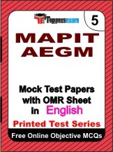 MAPIT AEGM Exam Mock Test Papers (Book) in English