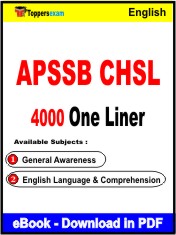 APSSB CHSL One Liner Book PDF in English