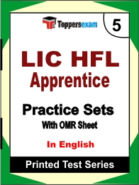 LIC HFL Apprentice Book in English - Mock Test / Practice Set