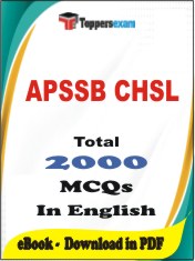 APSSB CHSL PDF Book In English - MCQ / Objective Questions