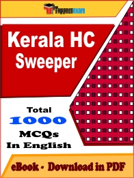 Kerala HC Sweeper Exam PDF Book In English - MCQ / Objective Questions