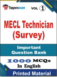 MECL Technician (Survey) Book in English - Objective MCQ (VOL.1)
