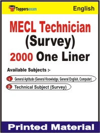 MECL Technician (Survey) One Liner Book in English