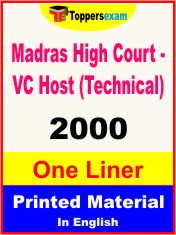 Madras High Court - VC Host (Technical) One Liner Book in English