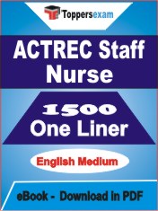ACTREC Staff Nurse One Liner Book PDF in English