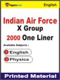Indian Air Force X Group One Liner Book in English