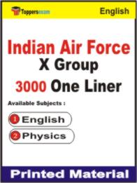 Indian Air Force X Group One Liner Book in English
