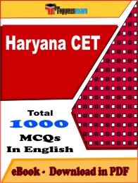 Haryana CET PDF Book In English - MCQ / Objective Questions