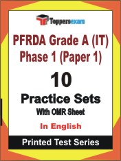 PFRDA Grade A (IT) Phase 1 (Paper 1) Book in English - Practice Set