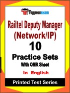 Railtel Deputy Manager (Network/IP) Book in English - Practice Set
