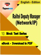 Railtel Deputy Manager (Network/IP) Test PDF Book In English - Mock Test/Practice Set