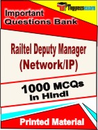 Railtel Deputy Manager (Network/IP) Book in Hindi - Objective MCQ