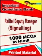 Railtel Deputy Manager (Signalling) Book in Hindi - Objective MCQ