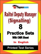 Railtel Deputy Manager (Signalling) Book in English - Practice Set
